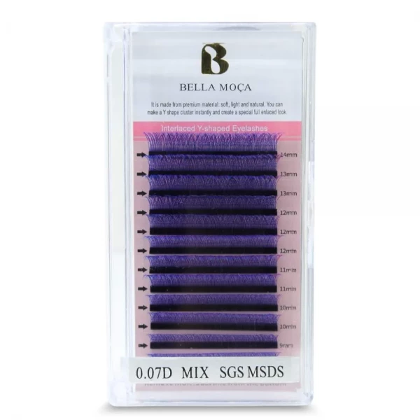 Cilios Y Coloridos Bella Moça 0.07D