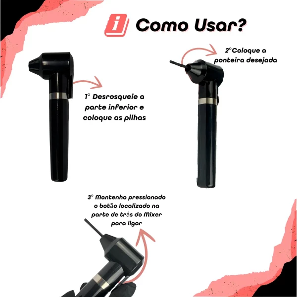  Mixer Misturador de Henna