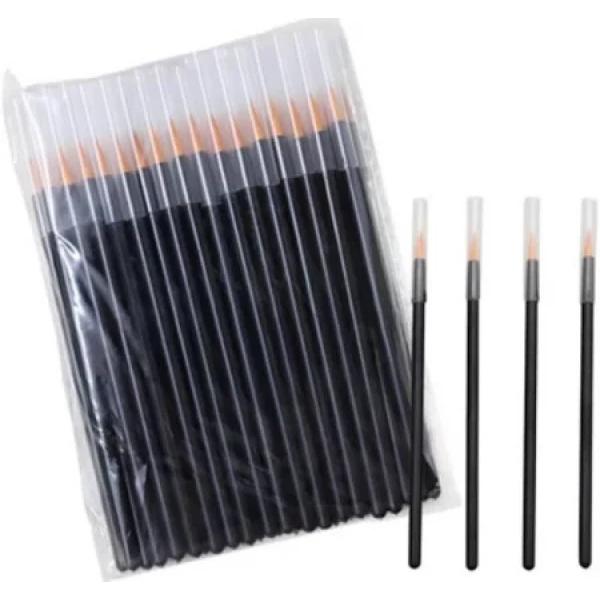 Pincel Aplicador Fino Sobrancelhas Henna 50uni