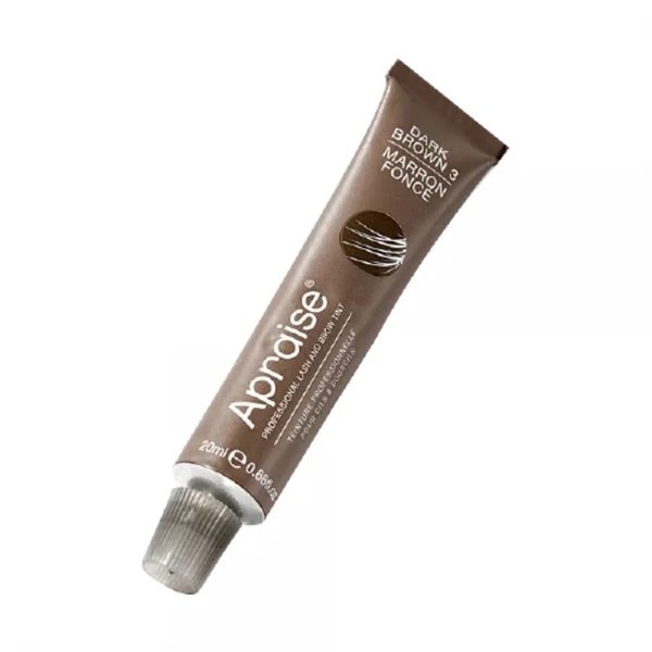 Tinta/tintura para sobrancelhas e cílios Castanho Escuro 20ml Apraise