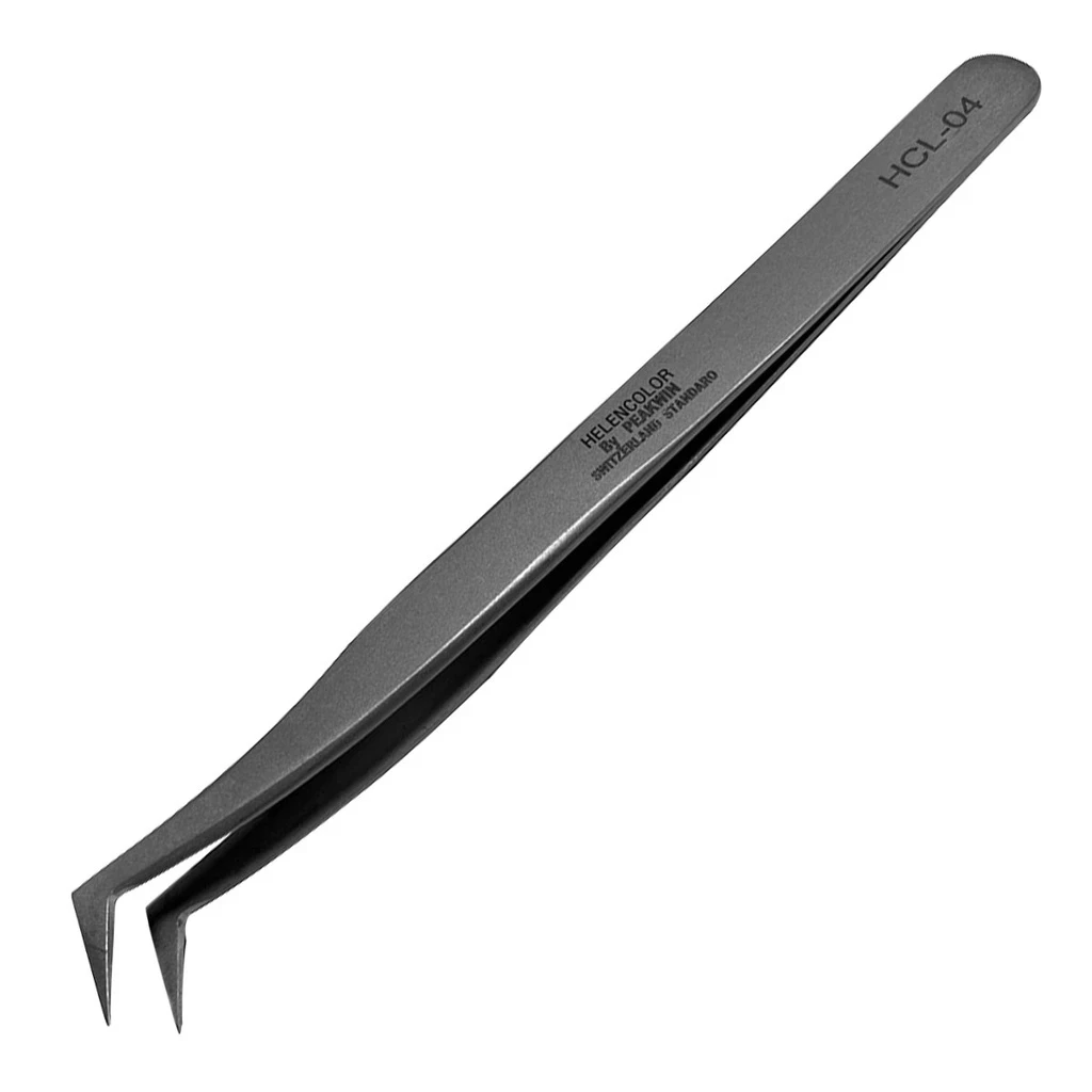 Pinça Curva Helen Color Extensão de Cílios Volume Russo - HCL-04