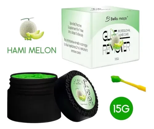 Removedor Crème Bella Moça 15g Extensões De Cílios 