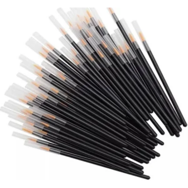 Pincel Aplicador Fino Sobrancelhas Henna 50uni